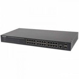 Intellinet 560559 24 portu Gigabit PoE+ pārvaldāms slēdzis
