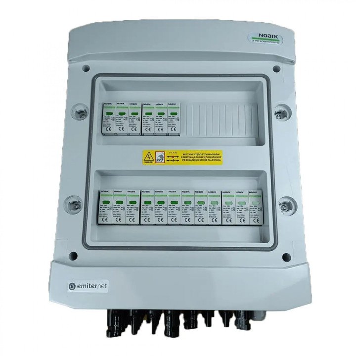 EMITER EM-654N_DC Коммутационное устройство DC IP65 1000V SPD тип 1+2 6 PV стрингов