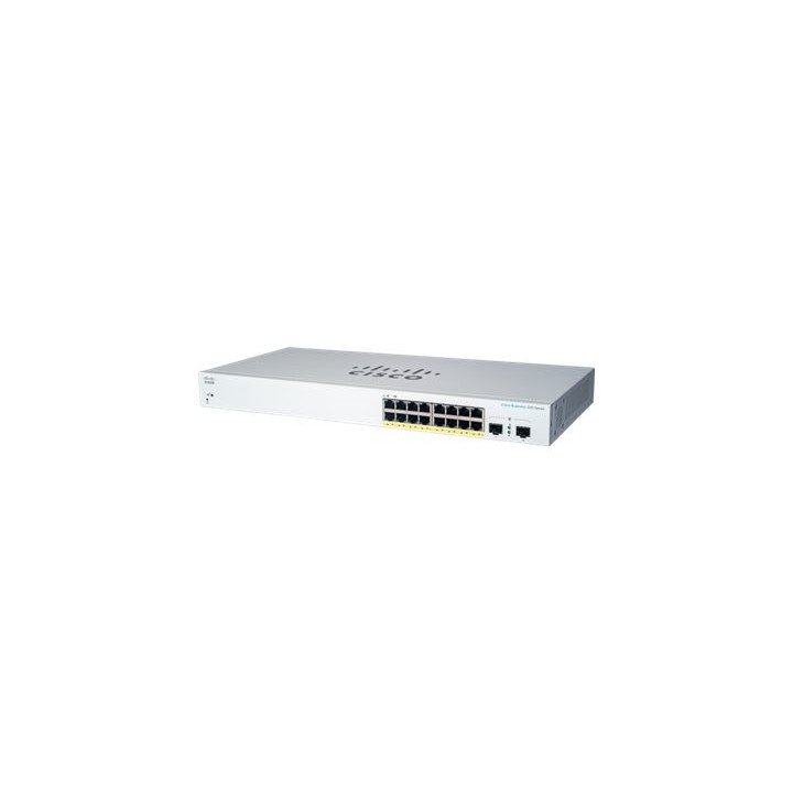 Cisco CBS220-16P-2G-UK 16-портовый Gigabit PoE коммутатор