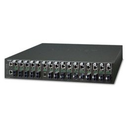 PLANET MC-1610MR 16 slotu SNMP pārvaldīts mediju pārveidotāju korpuss