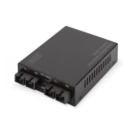 DIGITUS DN-82124 Гигабитный медиаконвертер SC 850/1310нм 20км