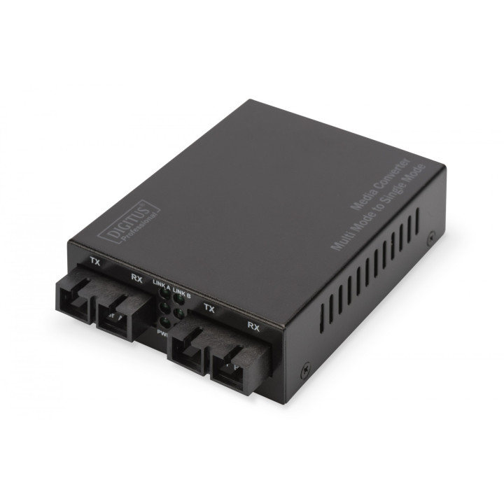 DIGITUS DN-82124 Гигабитный медиаконвертер SC 850/1310нм 20км
