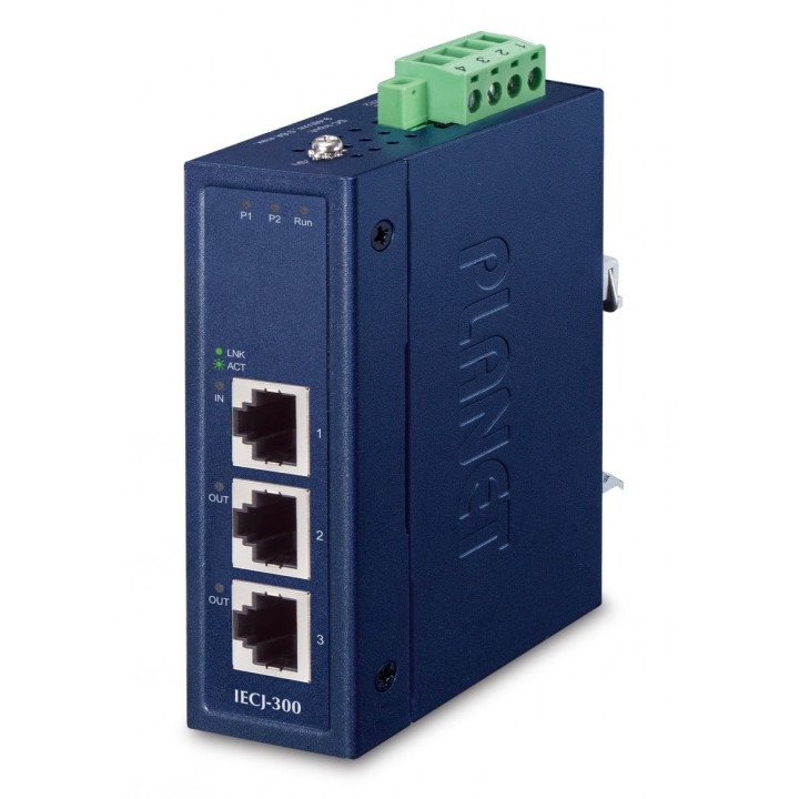 PLANET IECJ-300 EtherCAT Junction Slave -40~75°C 9~48V DC