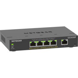 Netgear GS305EP-100PES 5-портовый PoE+ управляемый коммутатор 55W