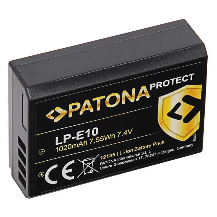 Akumulators Canon LP-E10 1020mAh Li-Ion Protect
