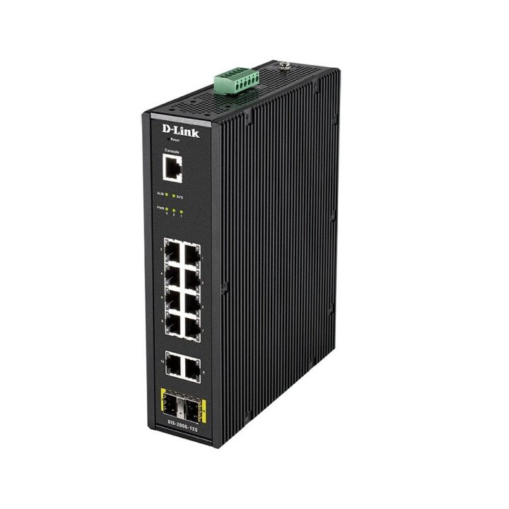 D-Link DIS-200G-12S управляемый L2 Gigabit коммутатор 12 SFP портов