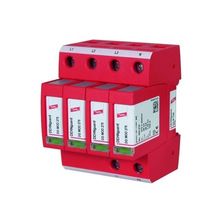 DEHNguard 952400 4P 2. tipa pārsprieguma aizsargs 275V AC