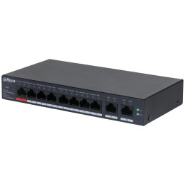 Dahua CS4010-8GT-110 10-портовый PoE коммутатор 8 PoE 2 аплинк гигабит