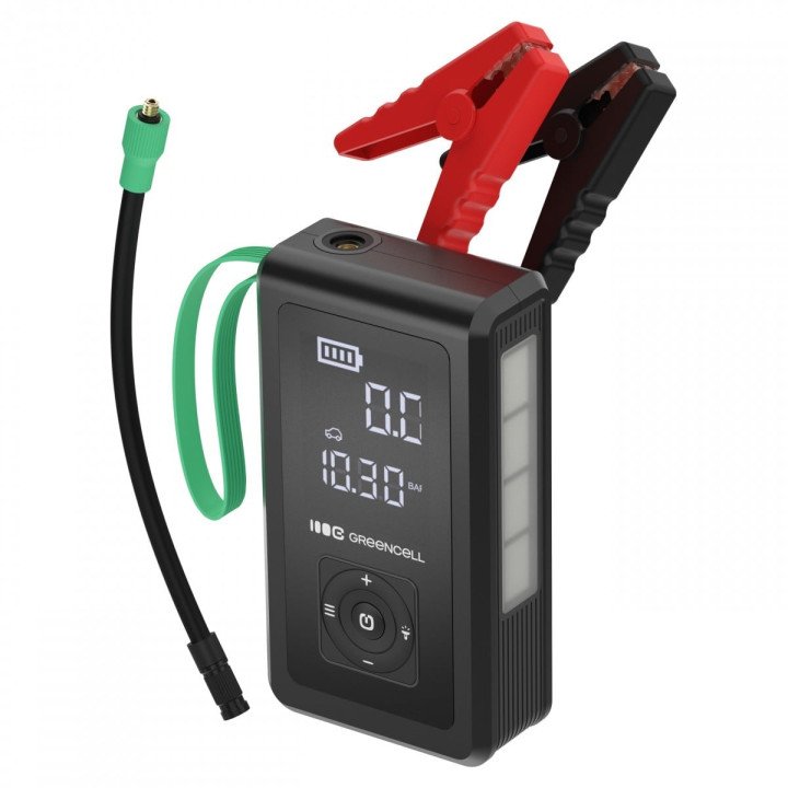 Green Cell CJSGC03 Jump Starter Powerbank 29.6Wh 1000A с воздушным компрессором