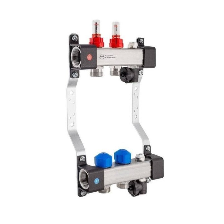 Kan-Therm 1316157077 InoxFlow 2 ķēžu kolektors grīdas apsildei
