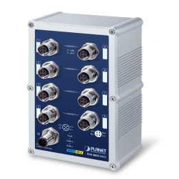 PLANET ISW-800T-M12 IP67 8-портовый M12 управляемый коммутатор