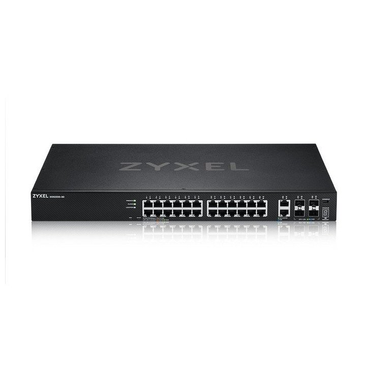 ZyXEL XGS2220-30-EU0101F L3 pārvaldīts slēdzis 24x1G 2x10mG 4x10G SFP+
