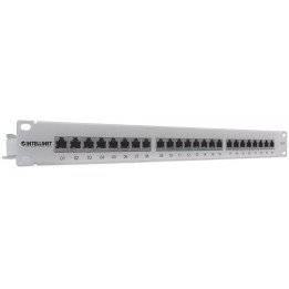 Intellinet 720014 Cat6 FTP 24-portu 1U ekranēts sadales panelis