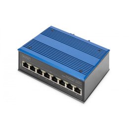 DIGITUS DN-650106 Промышленный 8-портовый Fast Ethernet коммутатор DIN-рейка