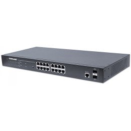 Intellinet 561341 16 portu Web pārvaldīts Gigabit PoE+ slēdzis 2 SFP