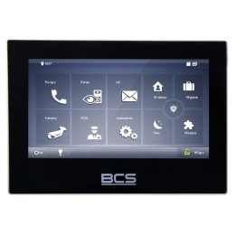 BCS BCS-MON7700B-S 7" IP video monitors PoE tālvadība