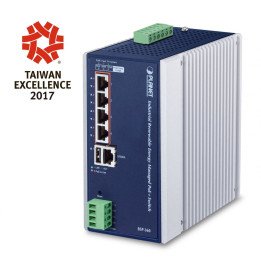 PLANET BSP-360 промышленный 4-портовый Gigabit PoE+ управляемый коммутатор