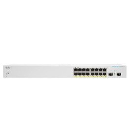 Cisco CBS220-16P-2G-EU Smart PoE+ коммутатор 16 портов 130W