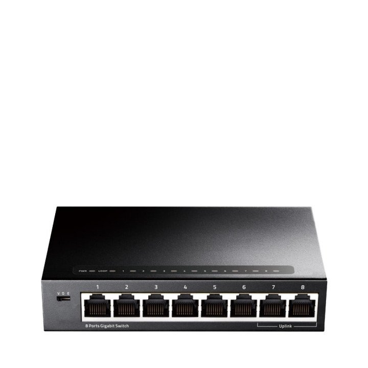 Cudy GS108 8-портовый гигабитный неуправляемый коммутатор