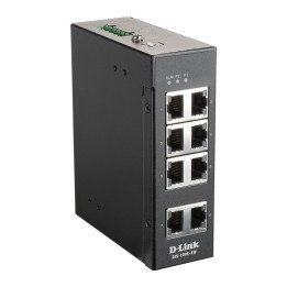 D-Link DIS-100E-8W 8 portu PoE slēdzis 10/100Mbps nepārvaldīts
