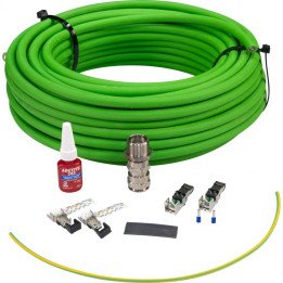 AXIS 03309-001 Cat6a kabelis 10m Zaļš - ātrgaitas tīkls