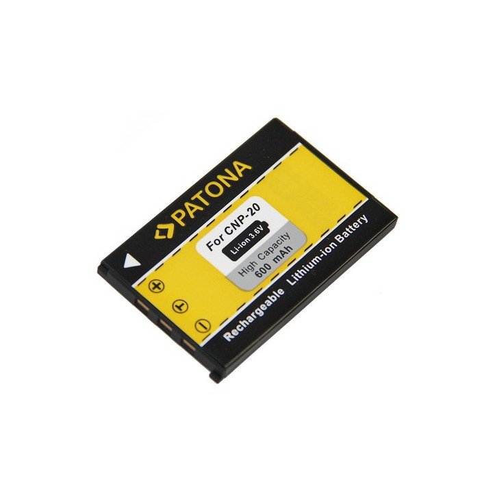 Patona NP-20 Battery 600mAh Li-Ion Replacement for Casio NP-20 Digital Camera