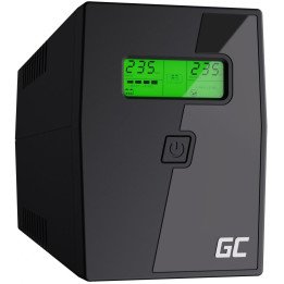 Green Cell UPS01LCD 600VA/360W ИБП с ЖК-дисплеем