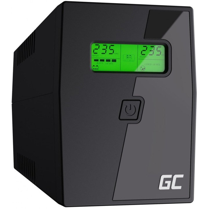 Green Cell UPS01LCD 600VA/360W ИБП с ЖК-дисплеем
