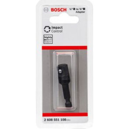 BOSCH kontaktligzdu adapters 1/4" uz 3/8" 50 mm