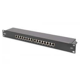DIGITUS DN-91616S-B Cat6 STP 16 portu sadales panelis 1U