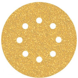 BOSCH C470 Slīppapīrs 125 mm G60 - 50 gab komplekts