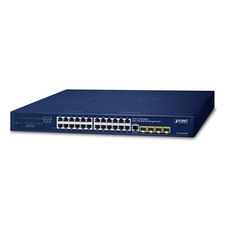PLANET GS-4210-24T4SR 24-портовый управляемый гигабитный коммутатор L2+
