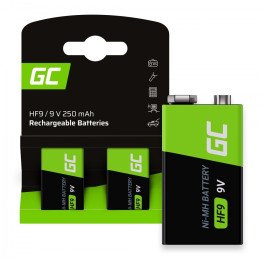 Green Cell GR18 9V Ni-MH аккумулятор 250mAh 2 шт.