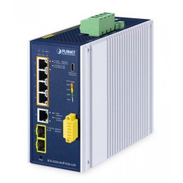 PLANET IGS-5225-4UP1T2S-12V Industriālais PoE++ slēdzis 4x2.5G SFP
