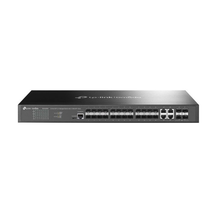 TP-Link SG3428XF (TL-SG3428XF) JetStream 24-Port SFP L2+ Managed Switch with 4 10GE SFP+ Slots