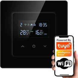 Psmart Smart Thermostat NO 3A Black RM WiFi TUYA