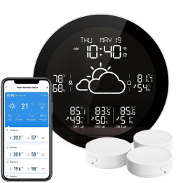 Tuya WiFi Weather Station with 3 Wireless Sensors 5904496821444