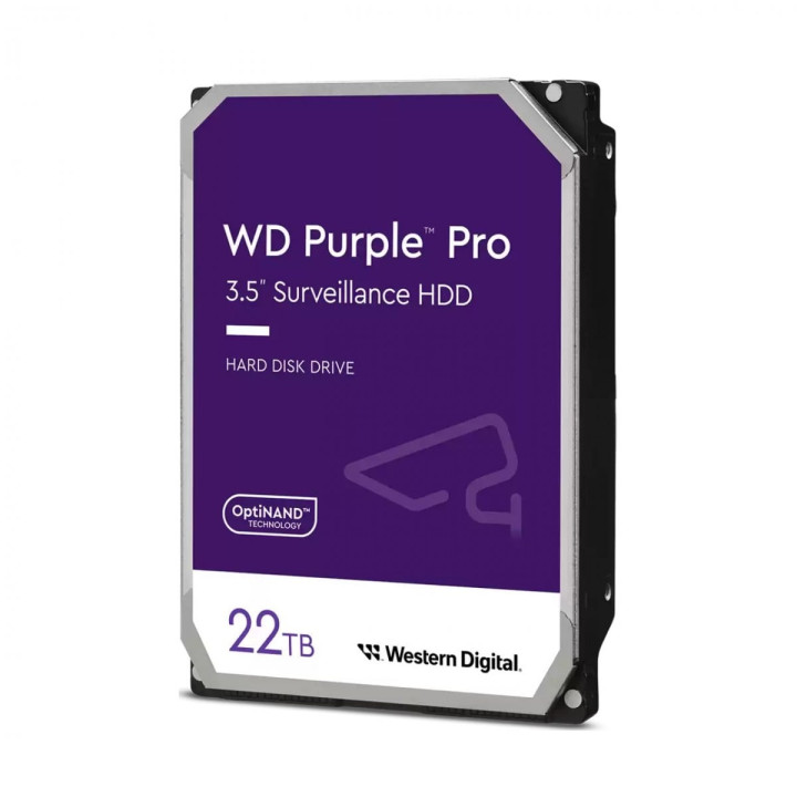 Western Digital Purple Pro 22TB WD221PURP HDD для видеонаблюдения