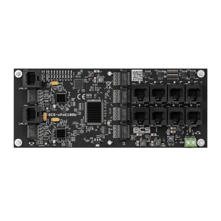 BCS BCS-xPoE10Gb pārvaldīts PoE slēdzis 10GbE