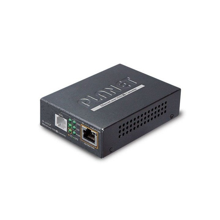PLANET VC-231GP PoE+ VDSL2 pārveidotājs 30W G.vector
