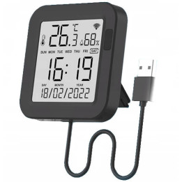 Tuya viedais temp/mitruma sensors 5V Zigbee Wi-Fi