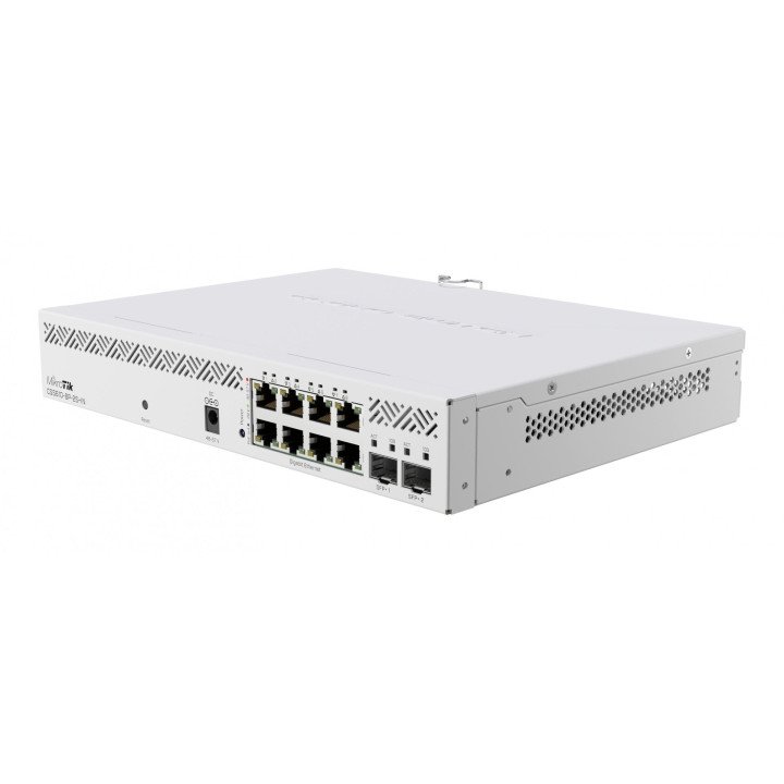 MikroTik CSS610-8P-2S+IN Pārvaldāms PoE slēdzis 8 PoE + 2 SFP+