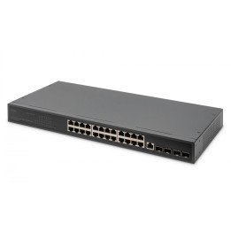 DIGITUS DN-80223 24-портовый Gigabit L2+ управляемый коммутатор 4 SFP+