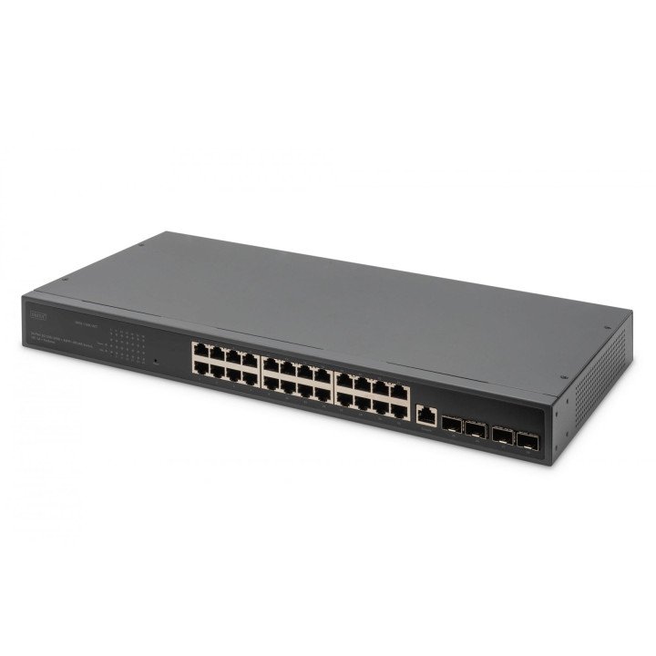 DIGITUS DN-80223 24-портовый Gigabit L2+ управляемый коммутатор 4 SFP+