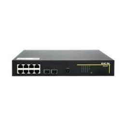 DCN Europe ES430-10P-POE 8 portu PoE+ slēdzis 120W