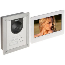 Dahua KTD01(F) 2-vadu video durvju telefona komplekts, 2MP kamera, 7" skārienekrāns, IP65, DMSS atbalsts