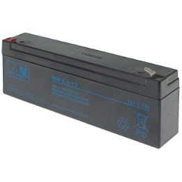 12V 2,2Ah Akumulators 12V/2.2AH-MW Svina-skābes