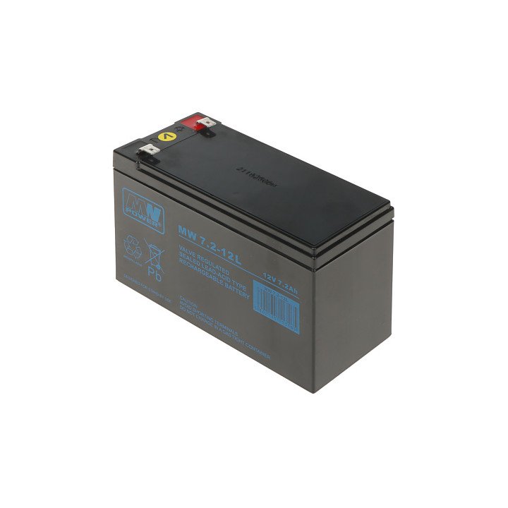 12В 7,2Ач Герметичная Свинцово-Кислотная Батарея 12V/7.2AH-MW
