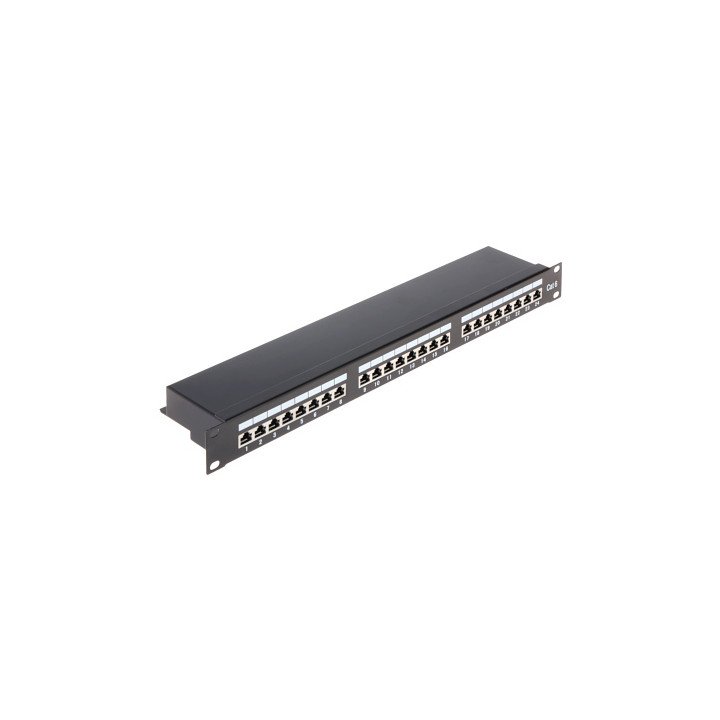 PP-24/RJ6-C/FTP-S Cat6 F/FTP sadales panelis 24 porti