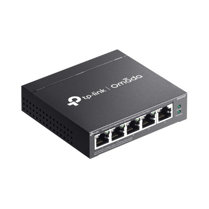 TP-LINK TL-ES205GP 5 portu PoE slēdzis 56W